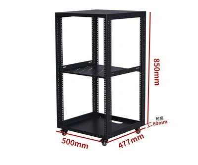 Mountable 4post Open Frame Rack Wall Mount Data Rack